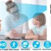 S2b334da67fed4ff48fab3b2e4ef19618N.webp Tuya Smart Mini Camera Full HD 1080P Wireless 2.4G Wifi DIY Camera Remote Viewing Automatic Alarm Home Office Security Camera