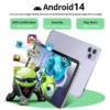 11 Inch New Android Tablets Octa Core 12GB+128GB Rom Android 14 Google Play 4G LTE 5G Phone Call Tablet WiFi Bluetooth 7000mAh