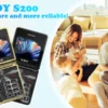 2025 XGODY S200,Mini Flip phone 2.4 inch Smartphone Dual SIM 2G Foldable Cellphones Original Mobile Phones Portable Large Button