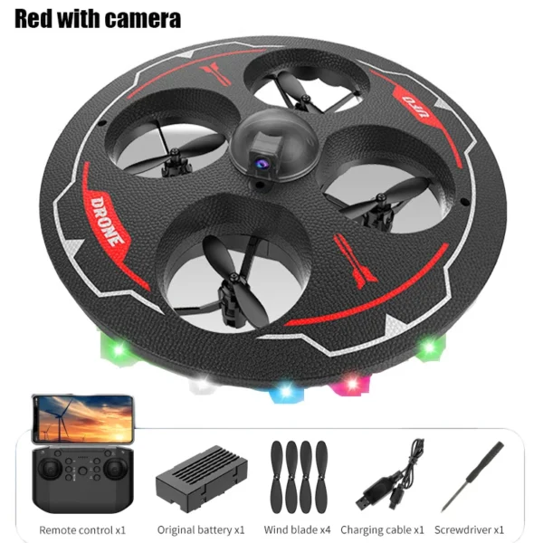S2fd55bda5f034a8fa1d93e11a428cf677.webp Drone with Camera Foam UAV Ufo Intelligent Obstacle Avoidance Aerial Aircraft Mini RC Helicopter Dron Toys for Kids Christmas