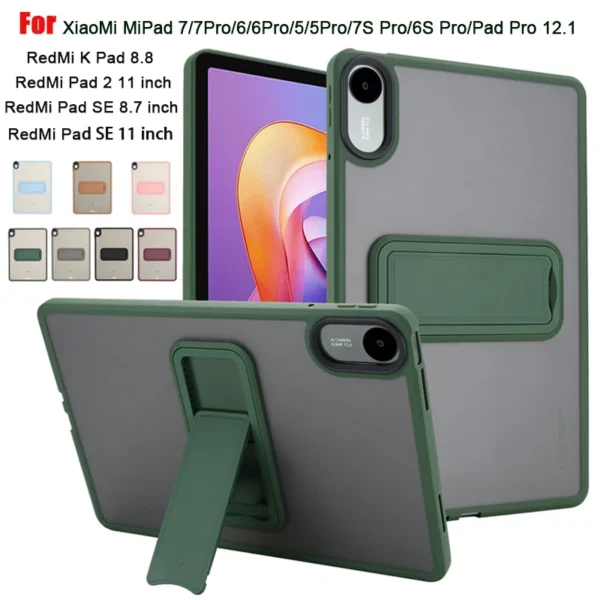 S30c2d8289c5f4081b8f6470f006bfcc7r.webp Case For Xiaomi MiPad 8 7 Pro 11.2 6 5 6S 7S Pro 12.5 11 inch Tablet Cover For Xiaomi RedMi K Pad 2 SE 8.7" 11" Stand Back Funda