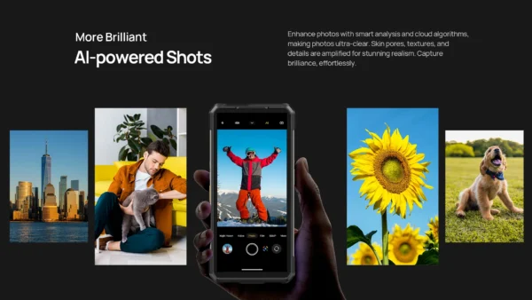S348a587833944bef874894b3df4cf416A.webp 【World Premiere】Ulefone Armor 34 5G AI Rugged Phone 25500mAh Up to 32GB+512GB 120Hz 6.95" NFC Android 15 Smartphon