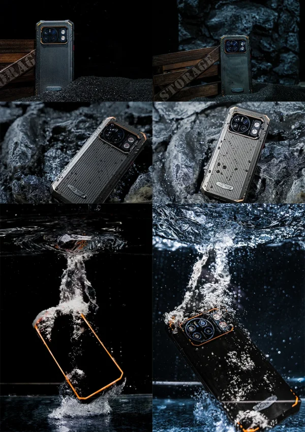S356110c35cc8400fbc14c507f9401c8eX.webp HOTWAV Cyber 13 Rugged Phone 10800mAh Massive Battery 8GB 128GB Smartphone 150LM Flashlight 6.6'' HD+ 64MP Android 14 Cellphone