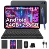 S370fa5dd7ab543059202ffa9e4d6e200g.webp TABWEE T60 PRO Android 15 Tablet with Keyboard - 13.4" 8GB + 256GB (2TB TF), Unisoc T7280, 10000mAh, 16MP+8MP, With Mouse, Pen