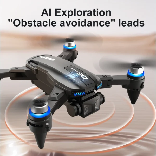 2025 NEW D5 Drones 4K HD Professional Remote Control Helicopter Plane RC Dron With Screen obstacle avoidance FPV Quadcopter Toys