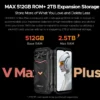 DOOGEE V Max Plus 5G Rugged Phone 6.58" Dimensity 7050 16GB+512GB 200MP Camera 22000mAh Large Battery Lighting Effect Phone