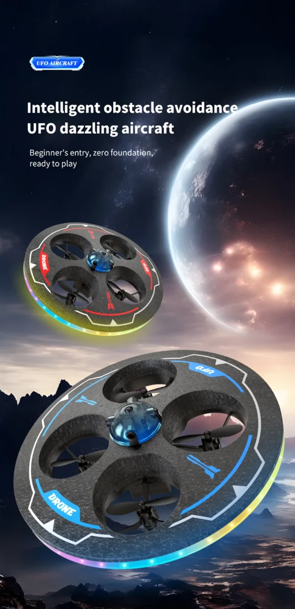 S471d814d3b464d68a39bb263e7121404e.webp Drone with Camera Foam UAV Ufo Intelligent Obstacle Avoidance Aerial Aircraft Mini RC Helicopter Dron Toys for Kids Christmas