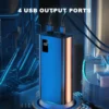S4cd669a497b74cf7acc3dee011c89a454.webp Travel Power Bank 50000mAh With 5 Outputs & 2 input High Capacity External Battery Bank for iPhone Samsung Galaxy