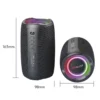S4e5bf09e9659457590b2e682a61716bf8.webp ZEALOT-S61 Bluetooth Speaker,with IPX6 Waterproof Protection and Outdoor Bass Sound for Backyard and Beach Party,10W Loudspeaker