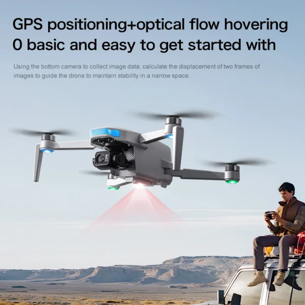 S4f0011e04ab1423589ddb41baf22247ee.webp 2025 S-X1 GPS Pro Drone - 8K HD Camera with 3-Axis Anti-Shake Gimbal & EIS, 5G Screen Control Brushless Quadcopter RC Toy Gift