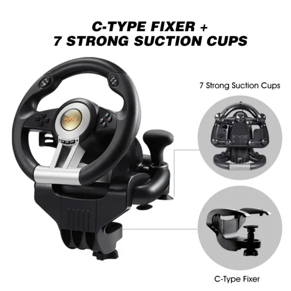 S4f10a015cdb04a0e82878a44bbb70a32Z.webp PXN V3 Pro Gaming Racing Wheel Volante PC Steering Wheel Racing Game 180° for PC Windows/PS3/PS4/Switch/Xbox One/Xbox Series X/S