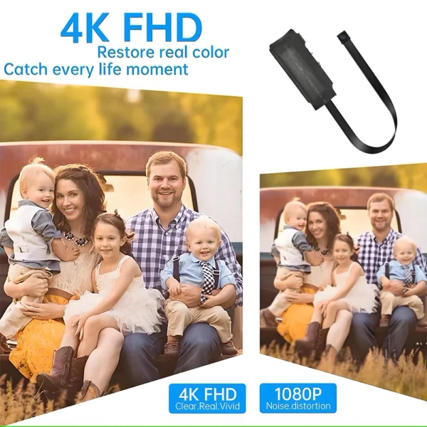 S4f99af6d3d8d4e9facdbaf7c96f9e88dB.webp 4KHD mini WiFi camera with remote viewing, mobile detection and other functions, home DIY nanny style wireless HD camera