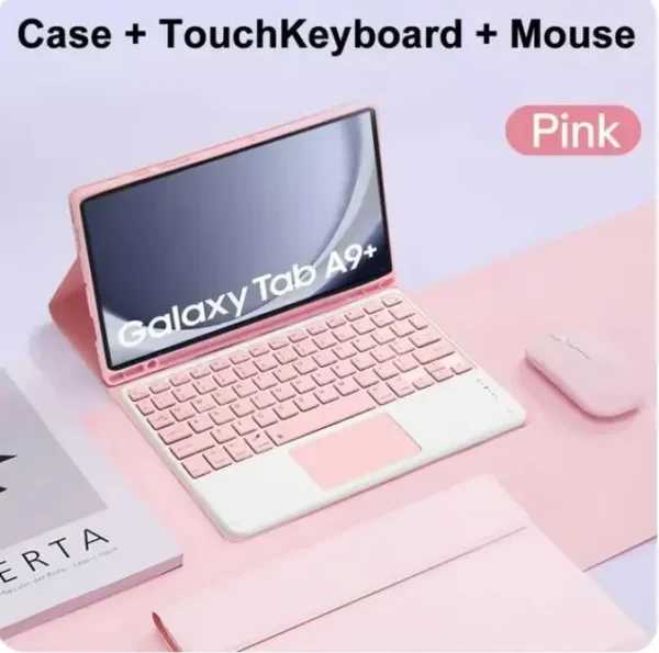 S569f7d2f5a3d4fa38ff6efda32f93a3bC.webp Tablets Keyboard Case for Samsung Galaxy Tab A9 Plus 11 inch Detachable Keyboard Case For Samsung Tab A9+ SM-X210N/X216B Funda