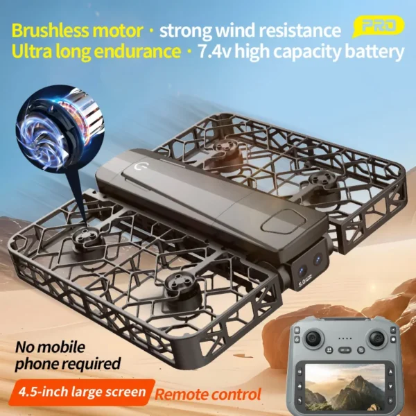 S59cb92675094405f957b94f01ac4fe42I.webp S161Max Drone 8K Professional Dual Camera Brushless Motor Optical Flow Hovering Folding Quadcopter S161 Max 4K RC Dron Toys
