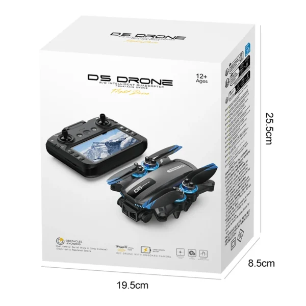 2025 NEW D5 Drones 4K HD Professional Remote Control Helicopter Plane RC Dron With Screen obstacle avoidance FPV Quadcopter Toys
