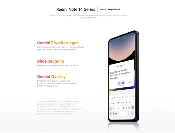 Global Version Xiaomi Redmi Note 14 4G Smartphone 6.67" 120Hz Display MediaTek Helio G99-Ultra 108MP AI Camera 5500mAh Battery