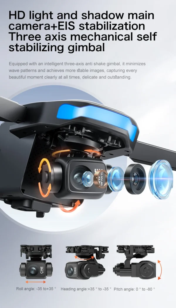 New S-X1 MAX GPS Drone Professional 4K Camera 3-axis gimbal Aerial FPV Brushless with Large Screen Remote Control Folding Dron