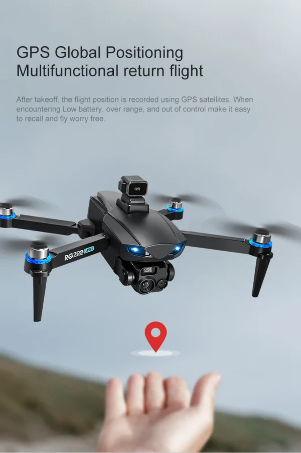 S663a722f7429497cbf229fa73fb6e62bY-1.webp Drone Professional GPS 8K HD Dual Camera RC Drones with Screen 5G WIFI Image Transmission FPV Aerial UAV Obstacle Avoidance Dron