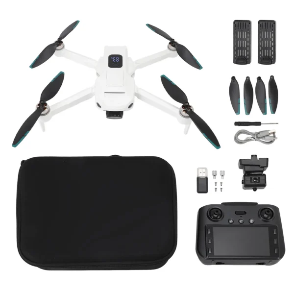 S66439cd98bca4feab5d11e0d315216abW.webp Drone Dual Camera APP Control LCD Display Remote Control Intelligent Obstacle Avoidance WIFI 5G RC Quadcopter