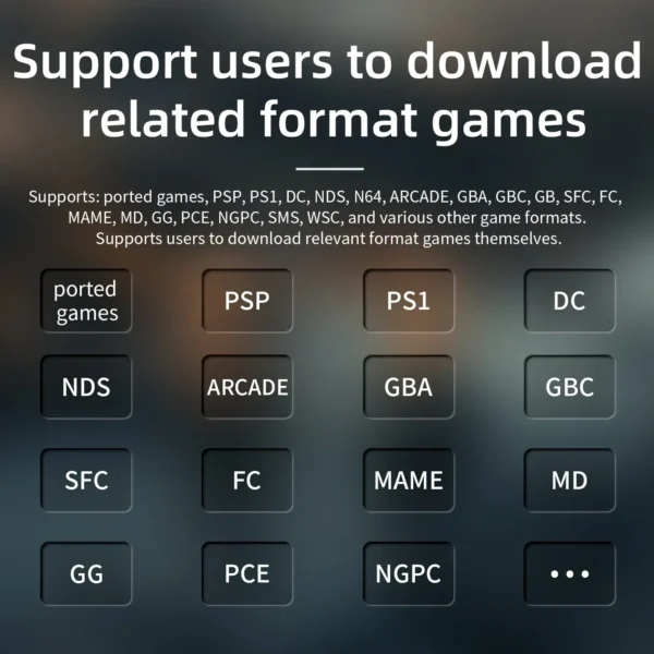 S66b9da51cb92437181906d928dfec9b4Y.webp ANBERNIC RG40XX H Handheld Game Console 4'' Screen Linux System Joystick RGB Lighting Effect RG40XXH Video Player Trimui Console