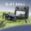 New S-X1 MAX GPS Drone Professional 4K Camera 3-axis gimbal Aerial FPV Brushless with Large Screen Remote Control Folding Dron