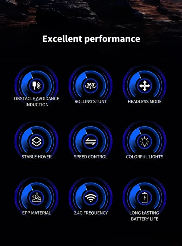 S6d56b6ffb17148c3bdcee4e3097f4704I.webp Drone with Camera Foam UAV Ufo Intelligent Obstacle Avoidance Aerial Aircraft Mini RC Helicopter Dron Toys for Kids Christmas
