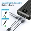 Powerbank 30000mAh Portable Heating Mobile Power Supply for Heating Vest Jacket Gloves Electric Heating Equipment DC Power Bank