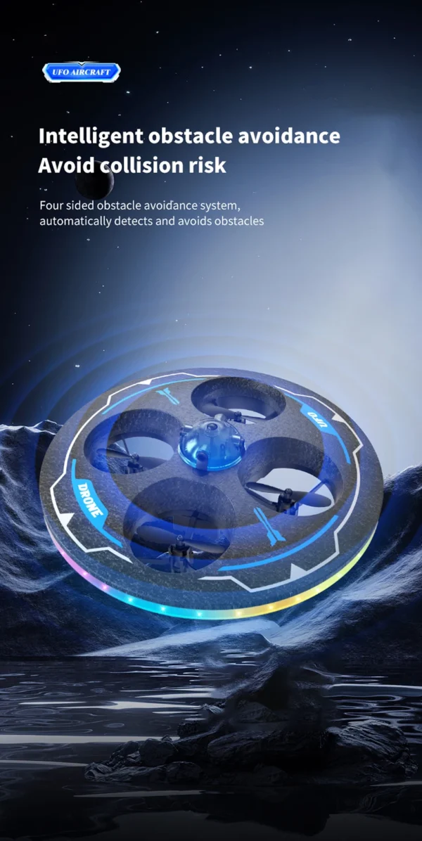 S6ed461bb7d6f43338b173166c4a64aa3y.webp Drone with Camera Foam UAV Ufo Intelligent Obstacle Avoidance Aerial Aircraft Mini RC Helicopter Dron Toys for Kids Christmas