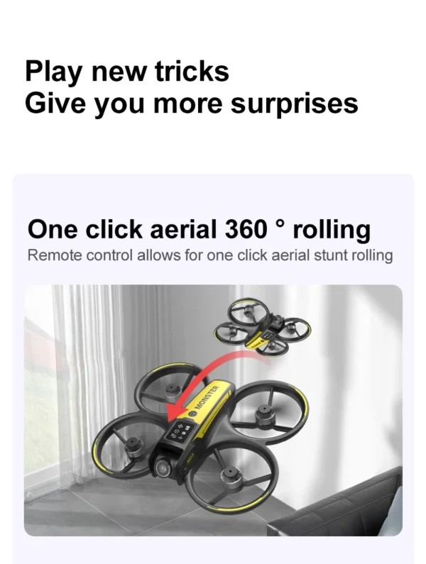 S6fff6c6bf9b943289e5aaf9dacf50a73N.webp New type of drone, aerial photography without screen control, dual-camera optical flow, intelligent positioning