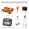 S705e3a759bea4ce09270fa675e138f6aw.webp S156 Dual-Camera All-Around Drone with Large Screen Control, 4.5-inch Display, Smart Obstacle Avoidance, Full-Enclosure Design,
