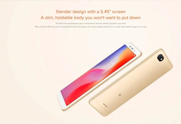 Original Smartphone Xiaomi Redmi 6A 3+32Gb Wholesale Xiaomi Mobile Phones Unlocked Android Google Play Redmi 6 Global Frimware
