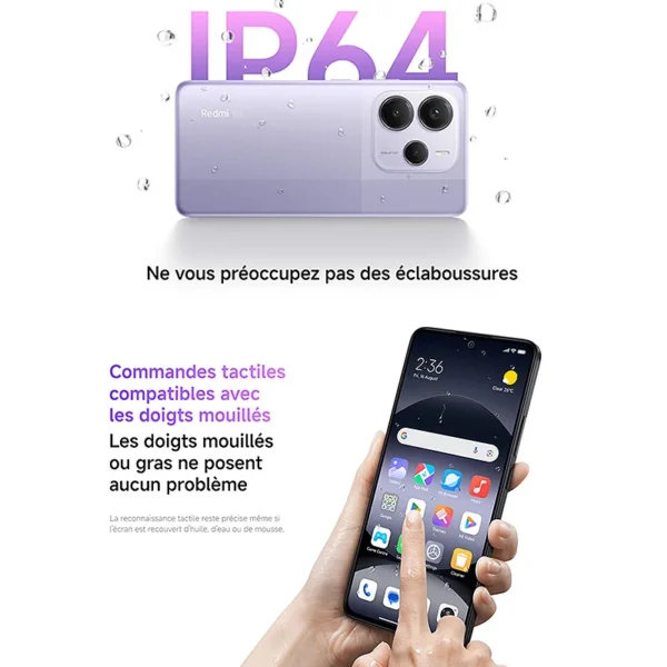 S736335d5939a4118b6508465acff6855N.webp Xiaomi Redmi Note 14 5G, NFC, smartphone, MediaTek Dimensity 7025-Ultra, screen AMOLED, inches, 120Hz, Al 108 MP camera system with OlS,Charger Not Included