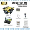 S7468a60ef9a3438191337849eb914302O.webp M5 Drone Professional 8K With Wide Angle Three Camera Obstacle Avoidance GPS 5G Optical Flow Positioning Brushless Rc Quadcopter