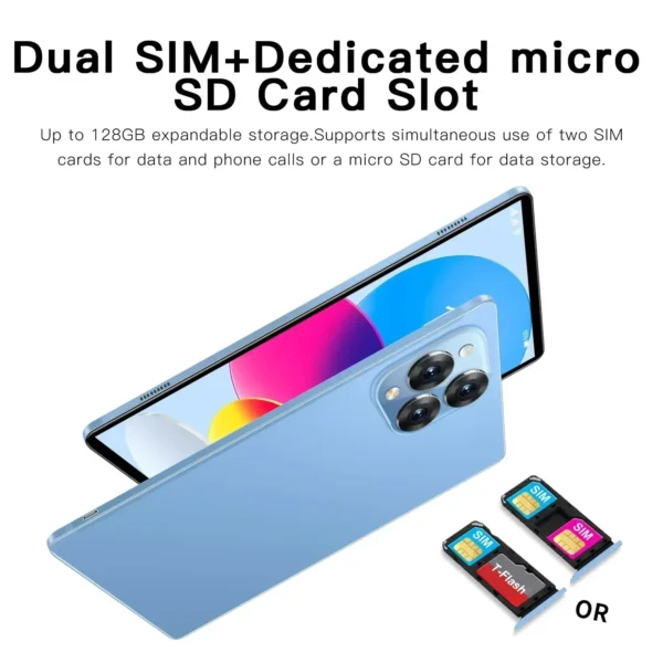 2025 NEW Pad 15 Pro Tablet Android 14 22GB+2TB 20000mAh Snapdragon 888 Original Tablets PC 5G Dual SIM Card WIFI HD 4K Mi Tab