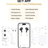 QCY MeloBuds Pro Adaptive Hybrid Active Noise Cancelling Wireless Earbuds 46dB Bluetooth 5.3 LDAC Hi-Res Audio 34H Earphones