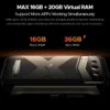DOOGEE V Max Plus 5G Rugged Phone 6.58" Dimensity 7050 16GB+512GB 200MP Camera 22000mAh Large Battery Lighting Effect Phone