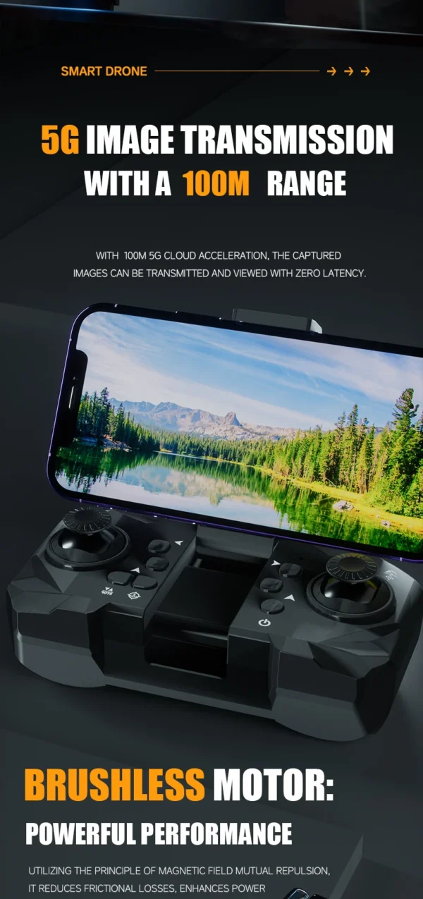 S7db1145874274a7ba171311065f5c06aT.webp M5 Drone Professional 8K With Wide Angle Three Camera Obstacle Avoidance GPS 5G Optical Flow Positioning Brushless Rc Quadcopter