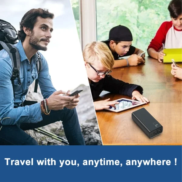 S7e8ee69d26744e98ab6083e8d3f2d3b8Y.webp Travel Power Bank 50000mAh With 5 Outputs & 2 input High Capacity External Battery Bank for iPhone Samsung Galaxy