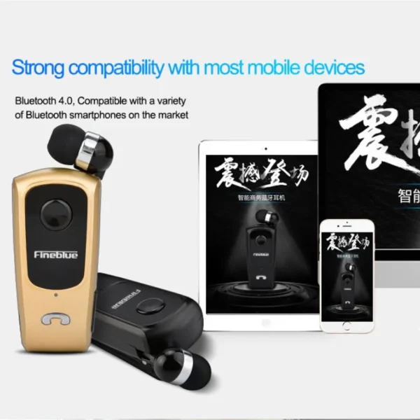 S818a5a7bf60d48e9b29326bc55e568f7P.webp Fineblue F920 Wireless Earphone Bluetooth Headset Ears in Lotus with Wire Clip Earphones Handsfree Earbuds Retractable Headphone
