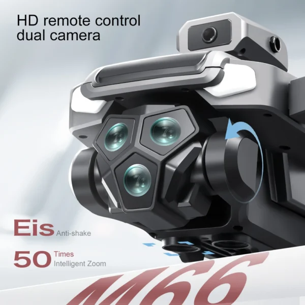 S82dcaf5f73f54b2aa9c3998ea1f6914cG.webp 2025 New M66 Drone HD Folding Remote Control With Camera And Screen 5G FPV Camera Quadcopter Brushless Motor RC Quadcopter