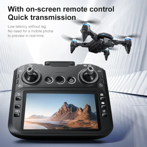 2025 NEW D5 Drones 4K HD Professional Remote Control Helicopter Plane RC Dron With Screen obstacle avoidance FPV Quadcopter Toys