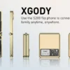 2025 XGODY S200,Mini Flip phone 2.4 inch Smartphone Dual SIM 2G Foldable Cellphones Original Mobile Phones Portable Large Button