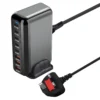 600W Gan Fast Charge 3.0 USB Type C Charger 8-Port 5C3A PD Mobile Tablet Fast Charger for Phone Convenient Carry