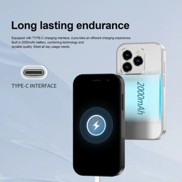 S864bc39dd1bf4d63bb4c02611477bf65c.webp 2025 New SERVO KING8000 Mini Smartphone Android 4G LTE Global GPS 3" Display 5MP Camera WIFI Small Mobile Phones 2000mAh Battery