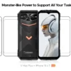DOOGEE V Max Plus 5G Rugged Phone 6.58" Dimensity 7050 16GB+512GB 200MP Camera 22000mAh Large Battery Lighting Effect Phone