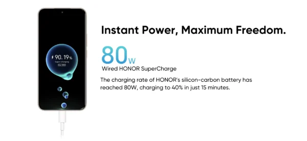 S8a2b0ce757e44a29b78bd3b5ae65313c5.webp Original HONOR 400 Global Version 5G Smartphone 6.55" 120Hz AMOLED Display Snapdragon 7 Gen 3 200MP 6000mAh 80W SuperCharge NFC
