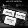 S8a5b267fca4e49daae1818f234a24db81.webp DOOGEE Note56 Plus Smartphone Android 16 48GB+256GB 6150mAh Large Battery 6.56'' 90Hz Display UNISOC T7225 50MP Camera NFC
