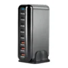 600W Gan Fast Charge 3.0 USB Type C Charger 8-Port 5C3A PD Mobile Tablet Fast Charger for Phone Convenient Carry