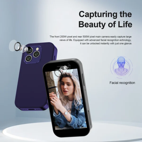 S8bb46c83ab9240eba01ca69820ce660dO.webp 2025 New SERVO KING8000 Mini Smartphone Android 4G LTE Global GPS 3" Display 5MP Camera WIFI Small Mobile Phones 2000mAh Battery