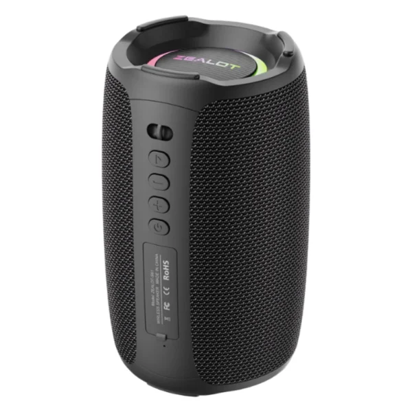 S8e026e673ae841b79eff278c667ffda9s.webp ZEALOT-S61 Bluetooth Speaker,with IPX6 Waterproof Protection and Outdoor Bass Sound for Backyard and Beach Party,10W Loudspeaker